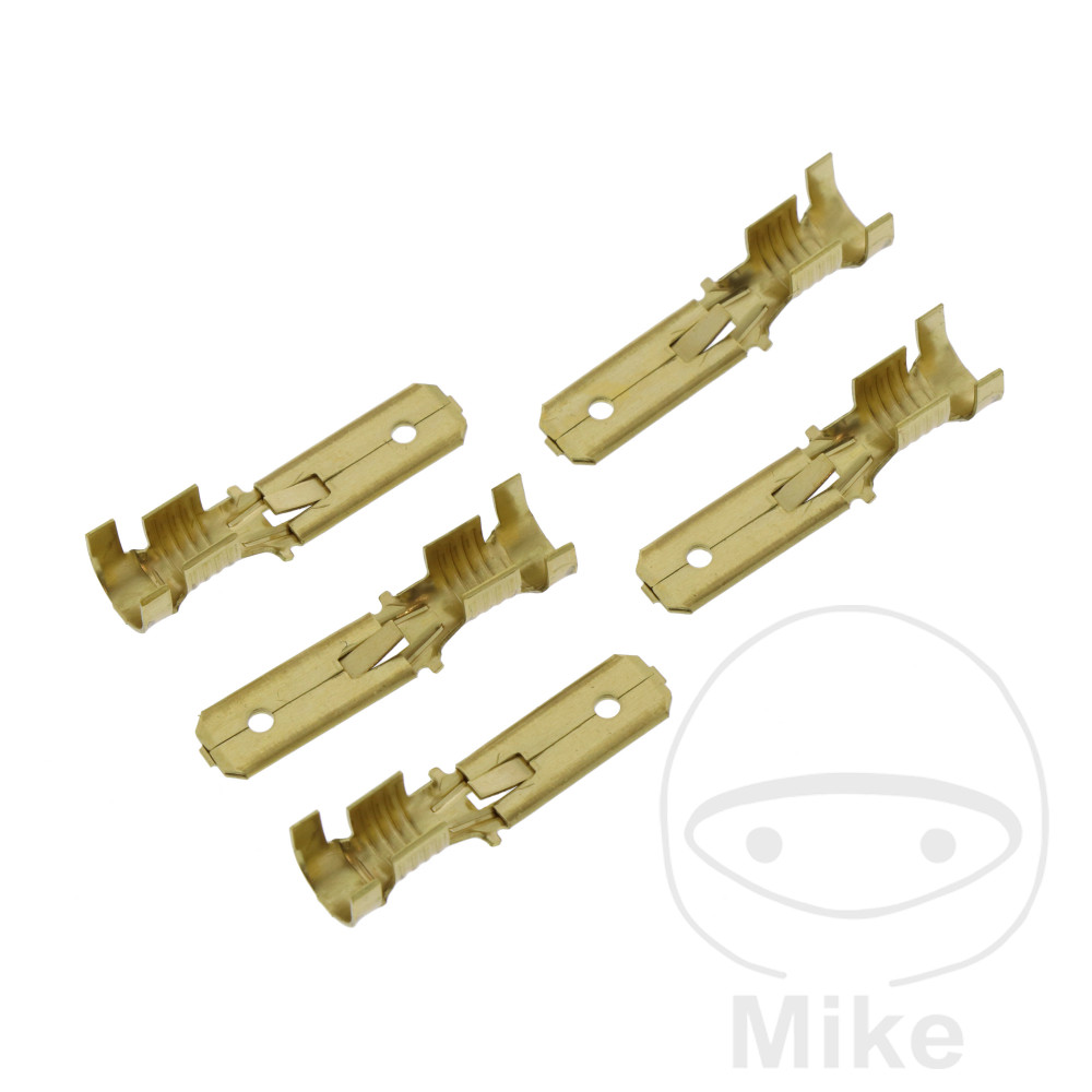 JMP Confezione da 5 connettori piatti 2.5-6.0 6.3 MM