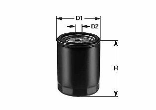 DO 218 CLEAN FILTERS Filtro olio per ,AUDI,BARKAS,NSU,PORSCHE,SEAT,TRABANT,VW,WA