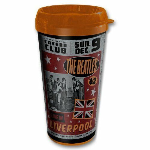 The Beatles - Live In Liverpool Travel Mug ROCK OFF