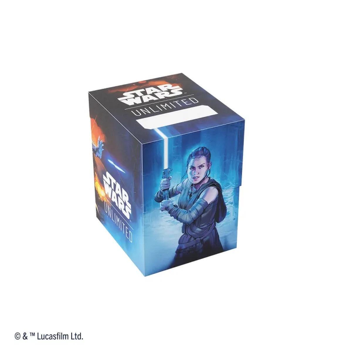 Portamazzo Deck Box e Porta Senglaini Star Wars Unlimited - Rey/Kylo Ren