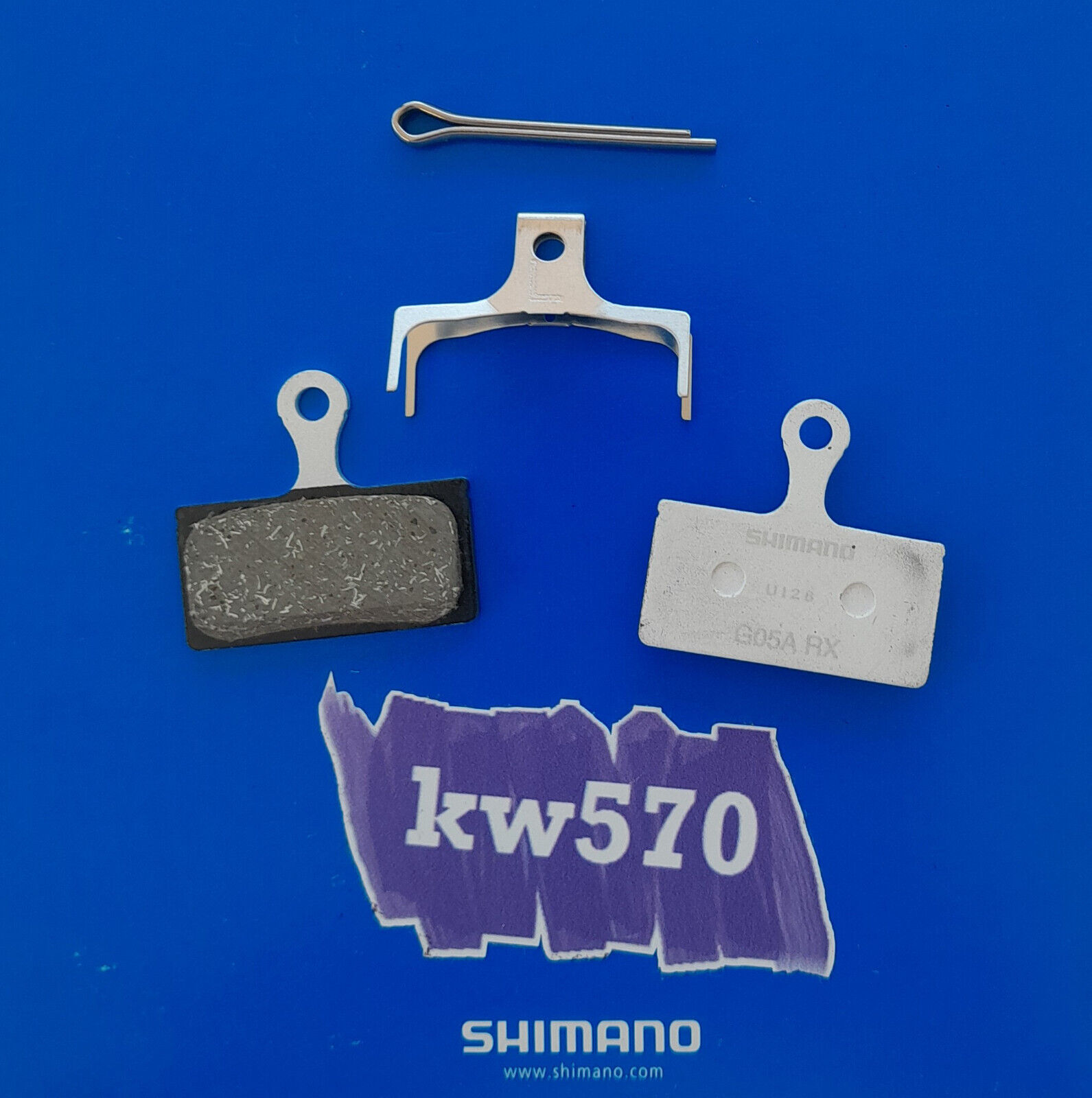 Shimano - Coppia pastiglie ORIGINALI Shimano G05A-RX Resina/Resin AL - G03A/G02A