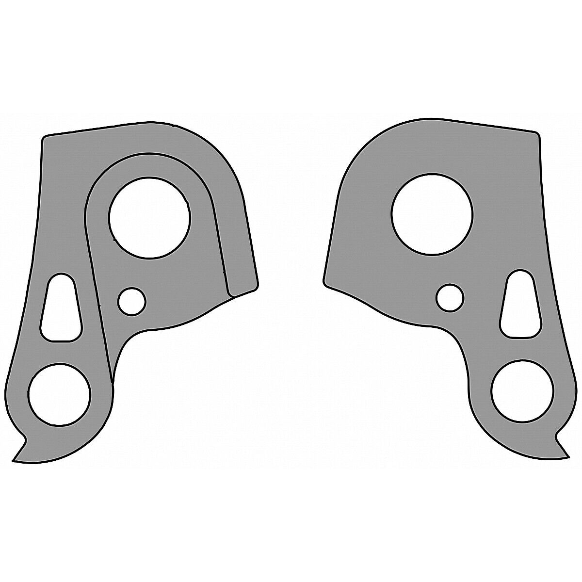 Forcellino pendina per cambio kross dp-15 in alluminio Kross accessori Bici