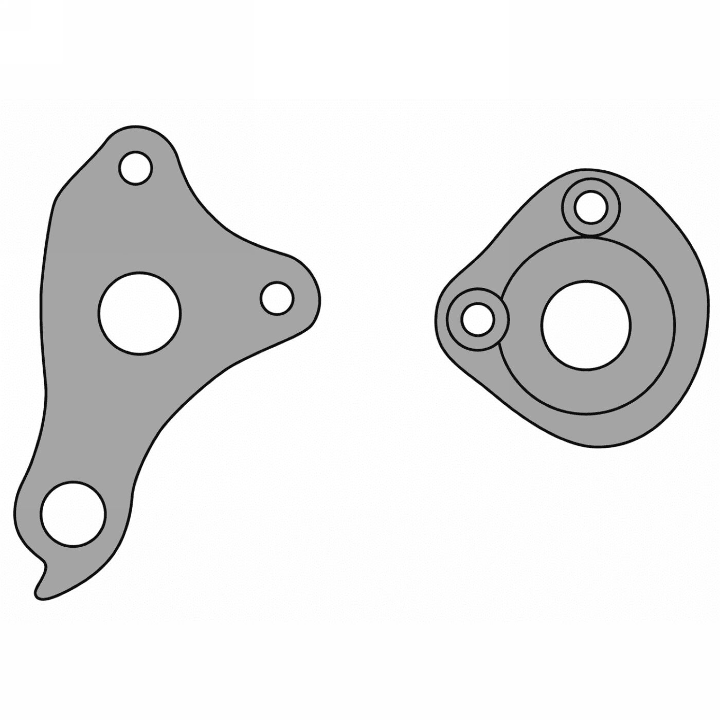 Forcellino pendina per cambio kross dp-25 in alluminio Kross accessori Bici