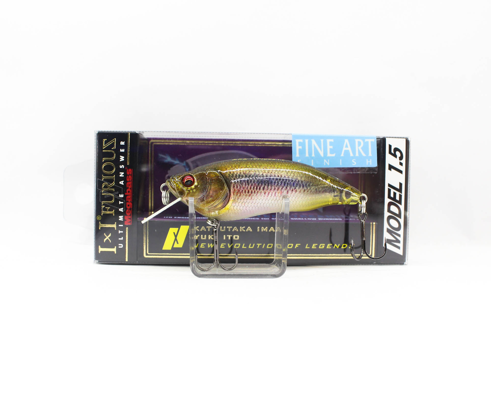 Megabass I X I Furious 1.5 Galleggiante Esca FA Ghost Kawamutsu (2345)