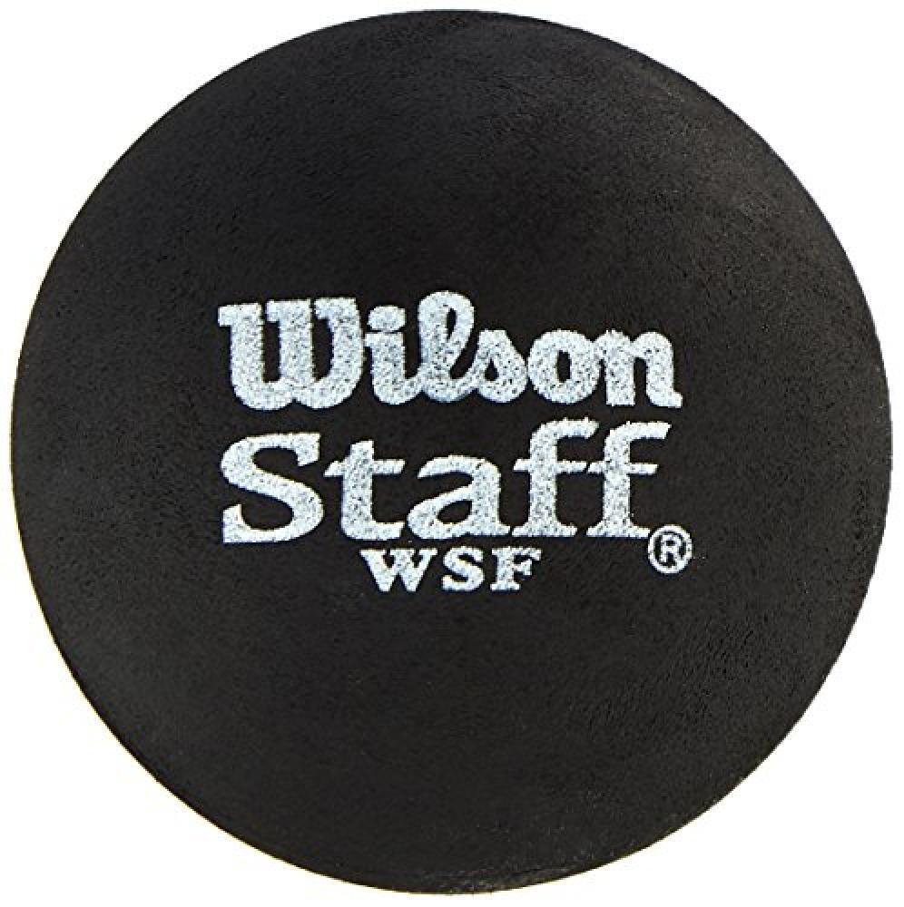 (TG. Taglia unica) Wilson Staff, Pallina da Squash, Confezione da 2, WRT617700 U