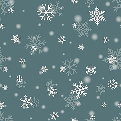 Homemania Tappeto arredo, Tappeto Stampato Snowflakes, Multicolore
