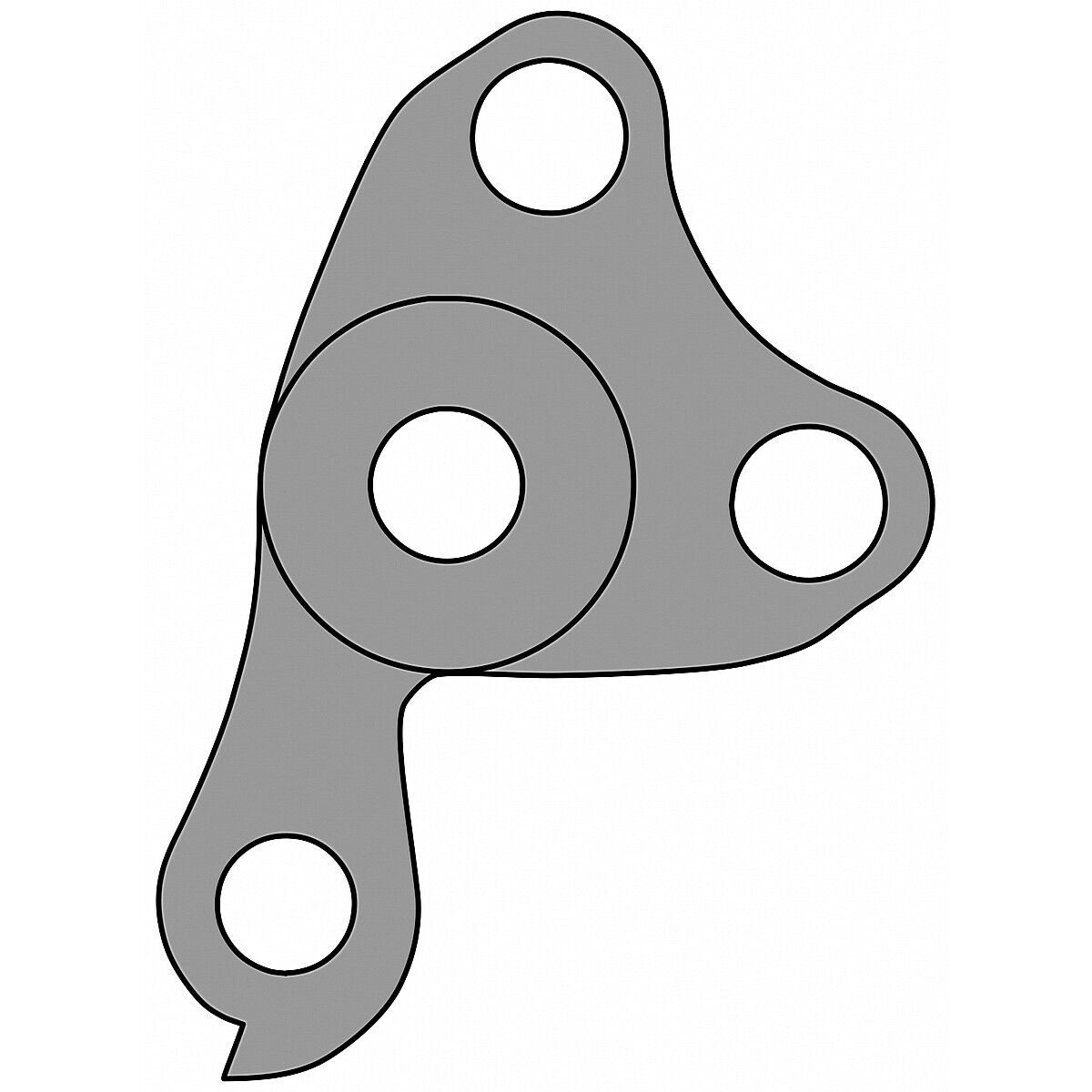 Forcellino pendina per cambio kross dp-30 in alluminio Kross accessori Bici