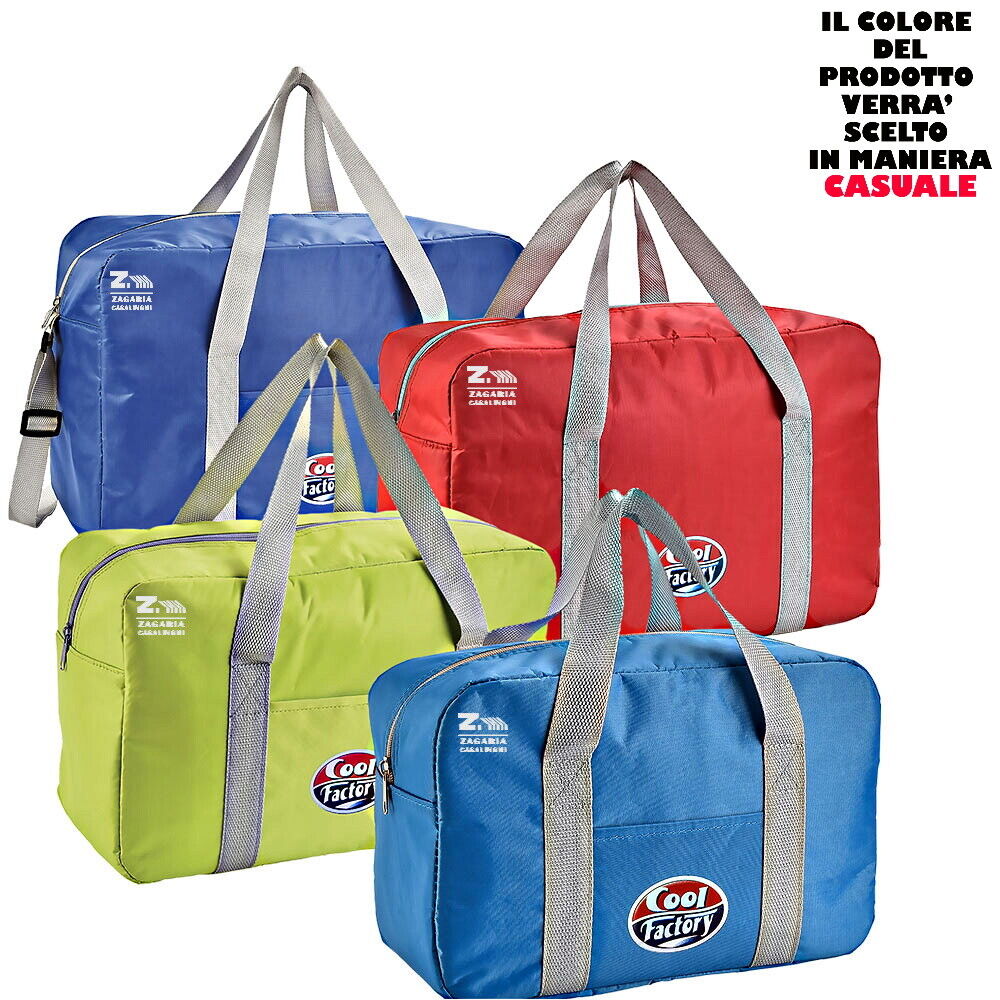 BORSA TERMICA COOL FACTORY 15 LT INTERNO IN ALLUMINIO PORTA PRANZO MARE UNIFLAME