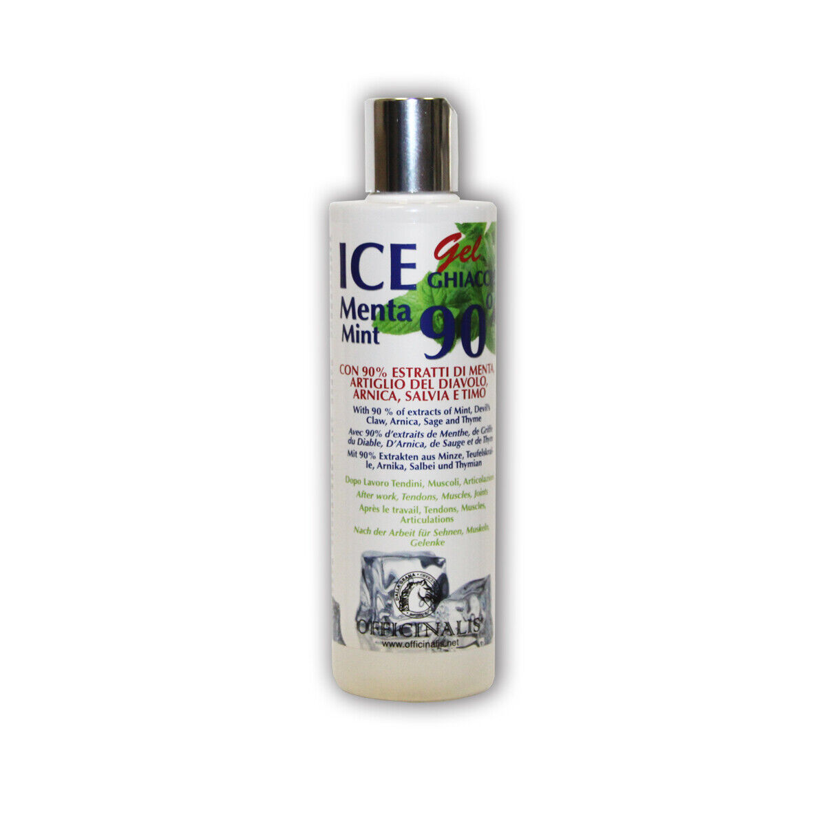 Officinalis Ice Menta-Mint Gel Ghiaccio 90% 250 ml Arnica, Artiglio del diavolo