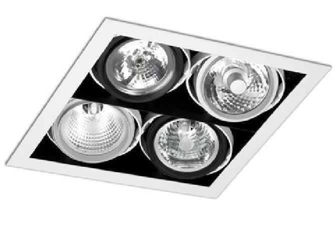 Faro Barcelona Morris 03050402  da incasso, acciaio, colore: nero