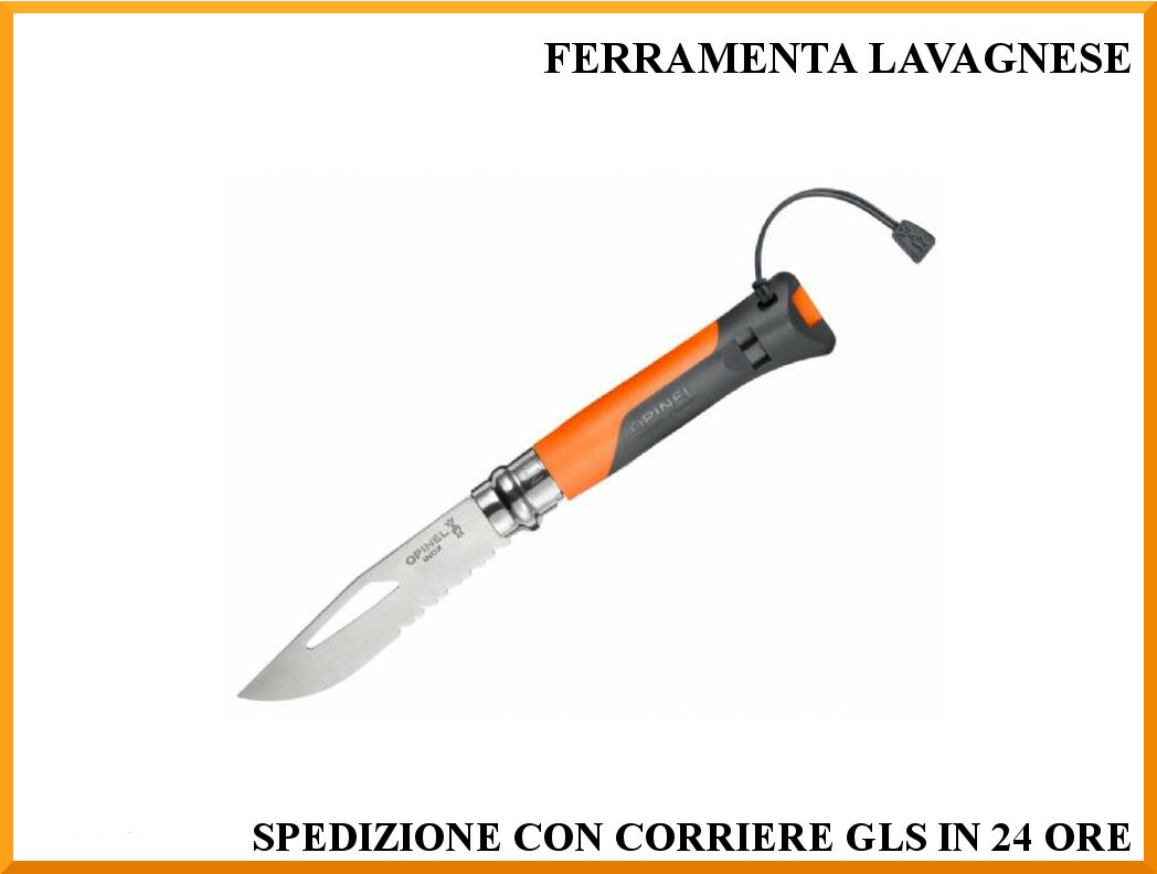 Coltello opinel outdoor 8 colore arancio