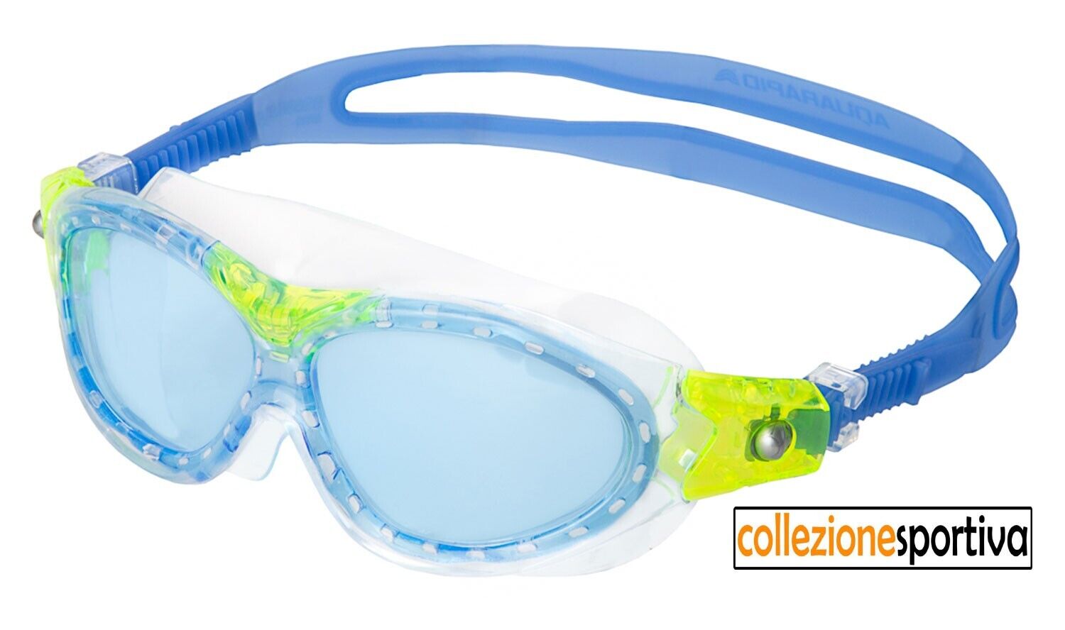 MASCHERA OCCHIALINI AQUARAPID MASK MARLIN MARE PISCINA 190537 - col. azzurro