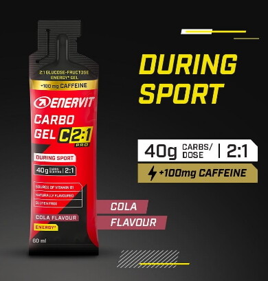Enervit Carbo Gel C2:1PRO Cola con Caffeina