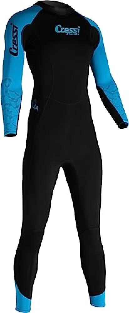 (TG. M) Cressi Karua Lady Monopiece Swimsuit 3/2mm, Muta da Nuoto Donna, Nero/Tu