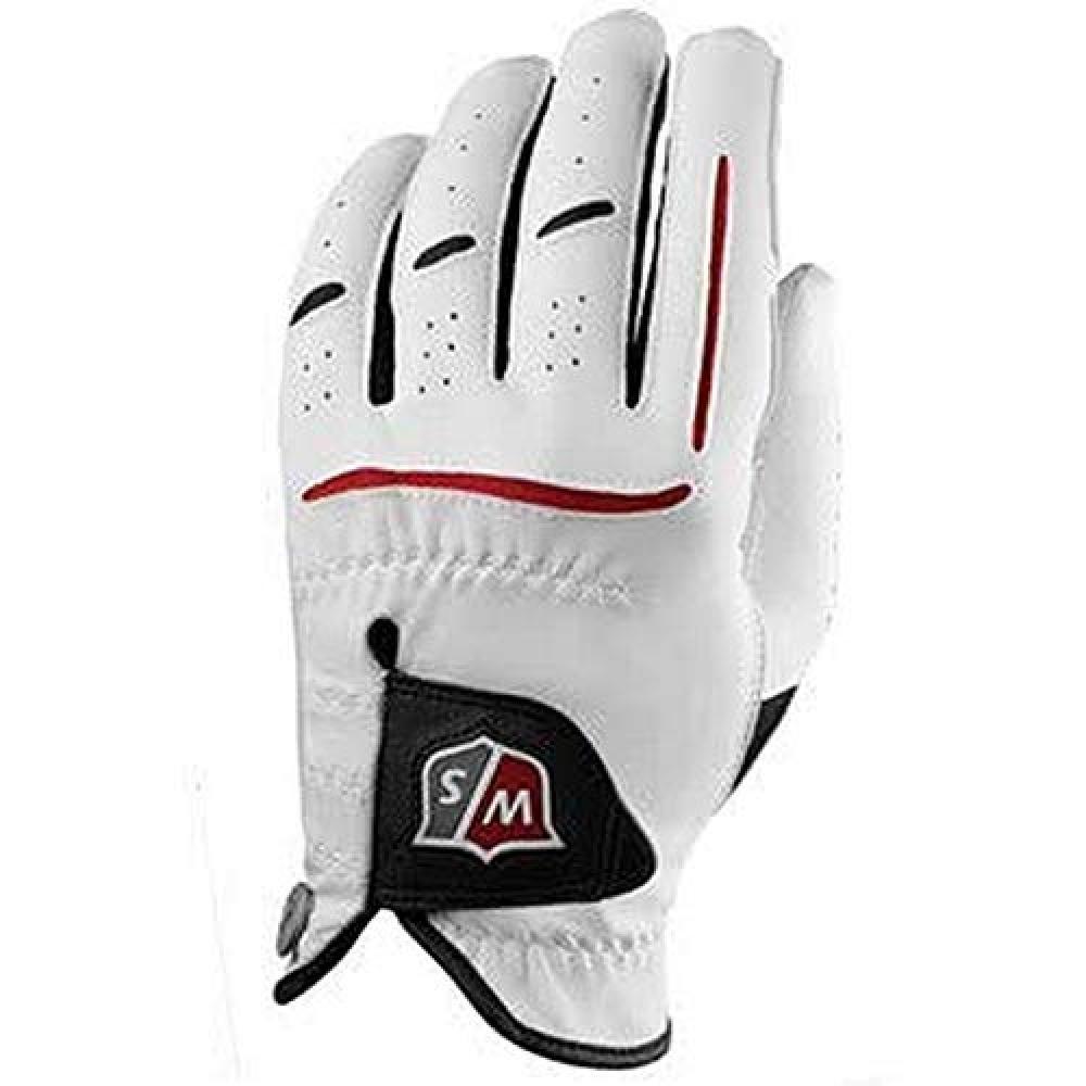 (TG. M/L) Wilson Grip Plus, Guanto da Golf, MRH Uomo, Bianco, M/L - NUOVO