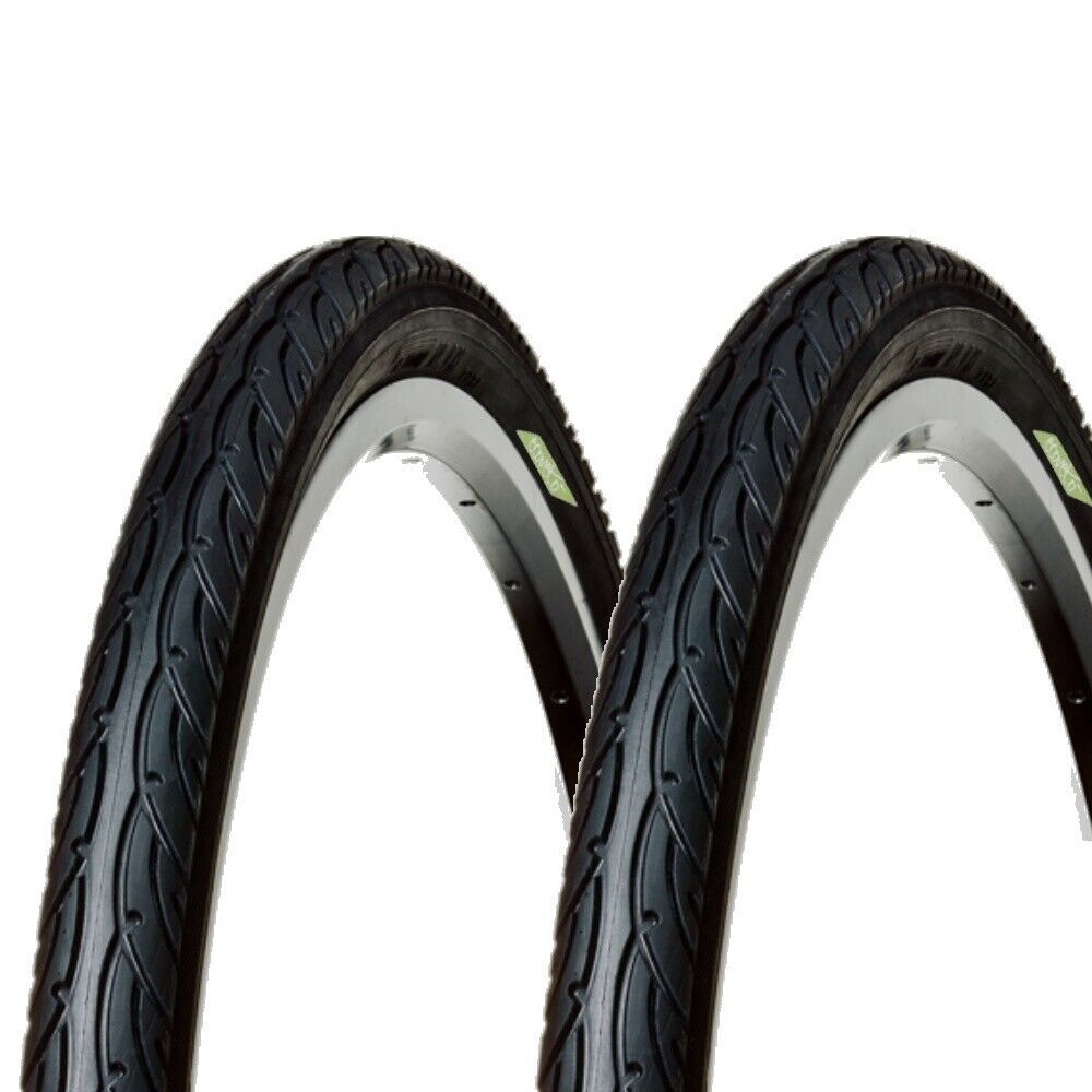 2 COPERTONI 26X1.95 PNEUMATICI 50-559 GOMME SLICK BICICLETTA STRADALE TREKKING