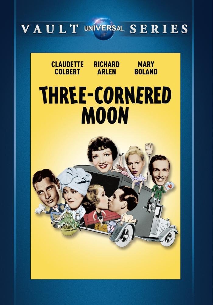 Three-Cornered Moon (DVD) Claudette Colbert Mary Boland Richard Arlen
