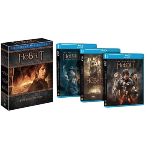 Hobbit (The) - Trilogia Extended Rimasterizzata (9 Blu-Ray)  [Blu-Ray Nuovo]