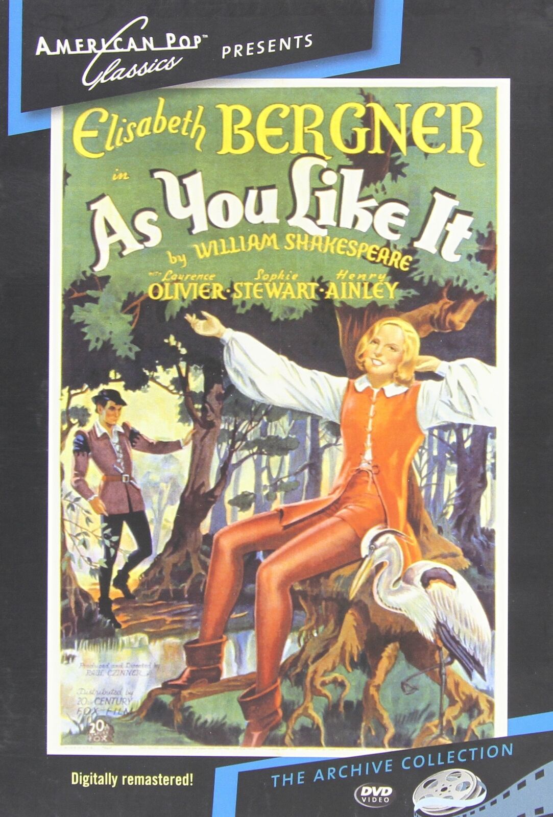 As You Like It (DVD) Elisabeth Bergner Lawrence Olivier