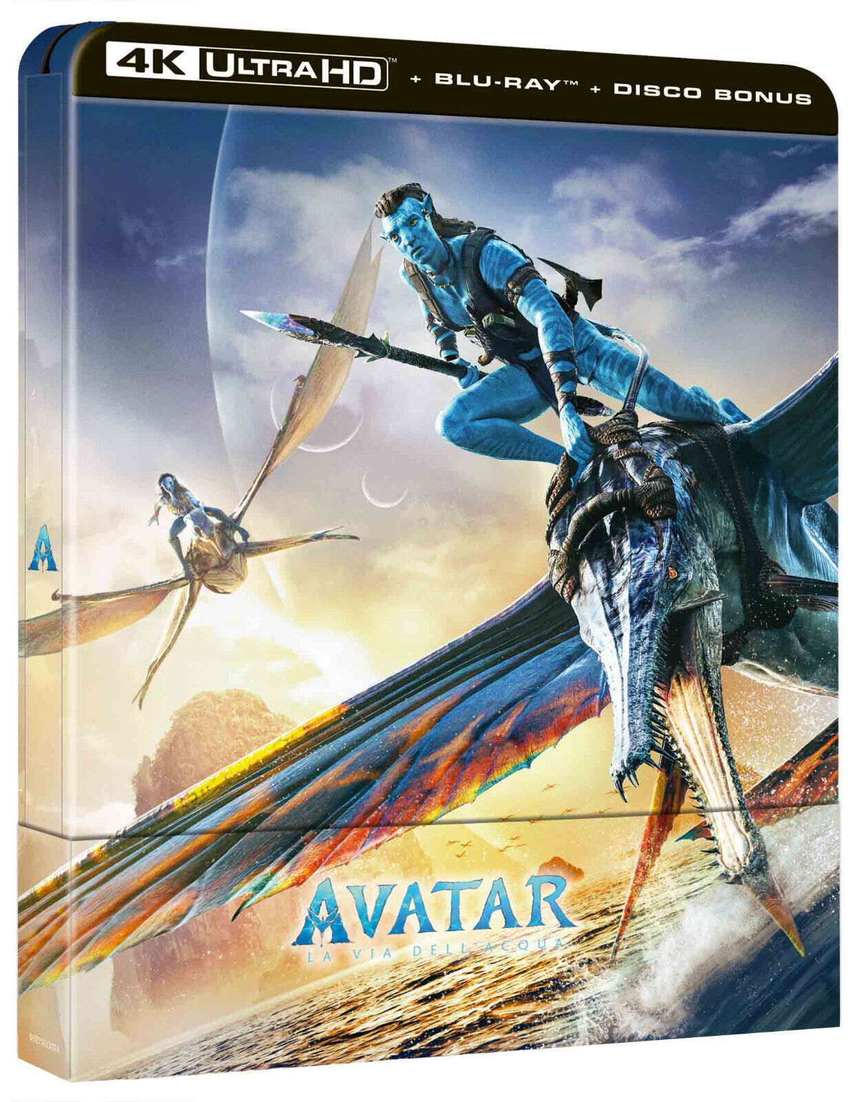 Avatar - La via dell'acqua (4K Ultra HD + Blu-Ray Disc + Bonus Disc - SteelBook)