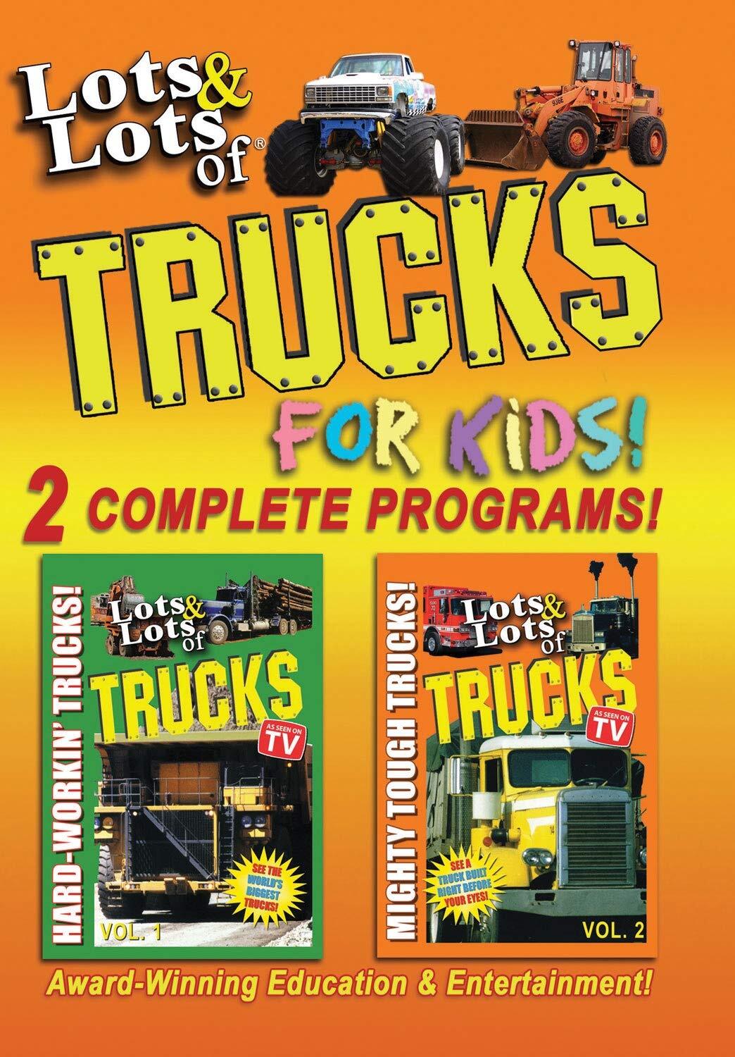 Lots & Lots of Trucks for Kids -- 2 Complete Programs! (DVD) Trucks