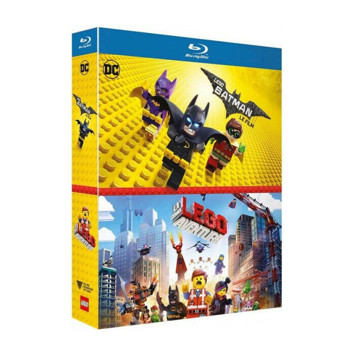 Lego Batman Il Film + La Grande Avventura lego Cofanetto Blu-Ray Nuova
