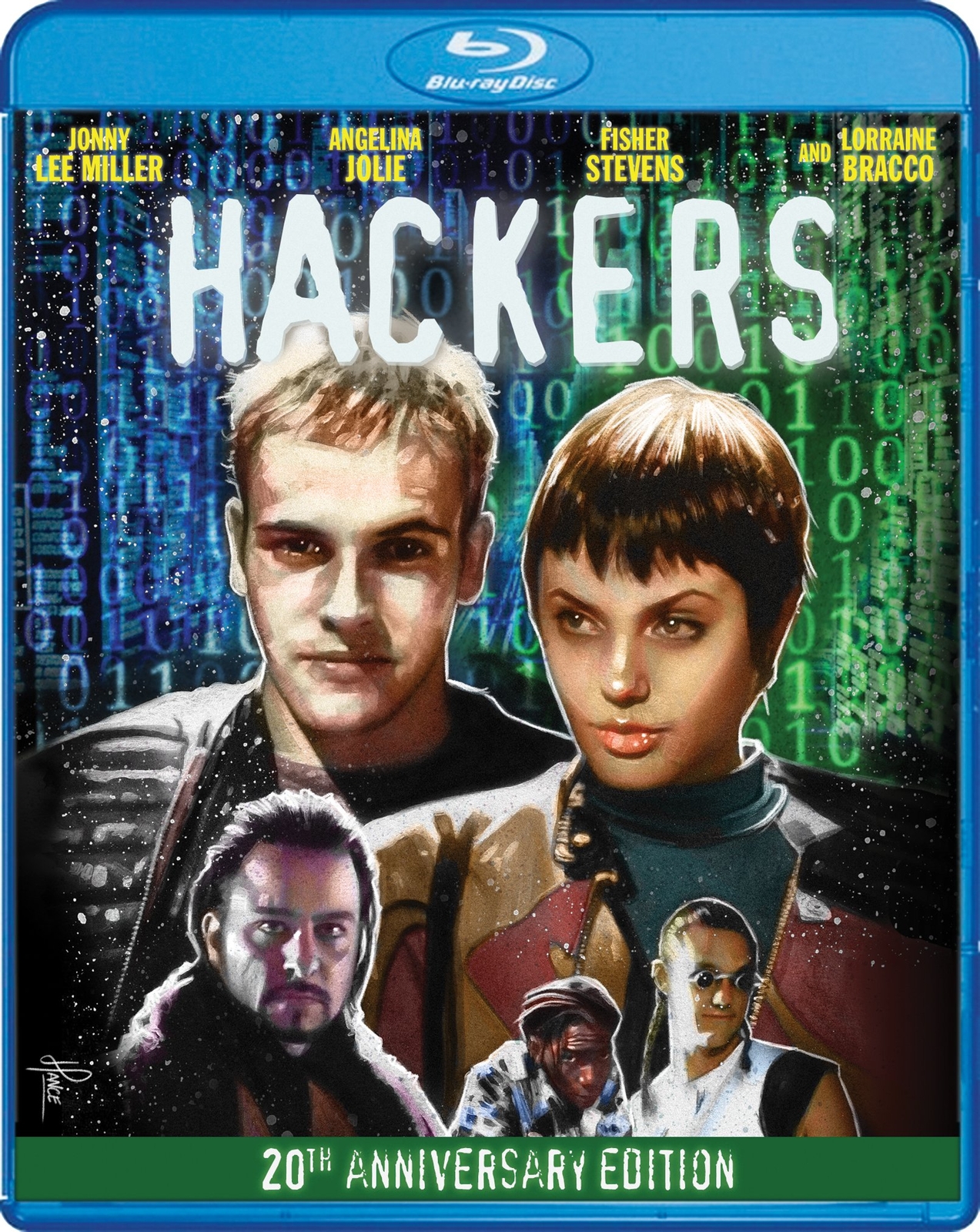 Hackers (Blu-ray) Jonny Lee Miller Angelina Jolie Fisher Stevens Lorraine Bracco