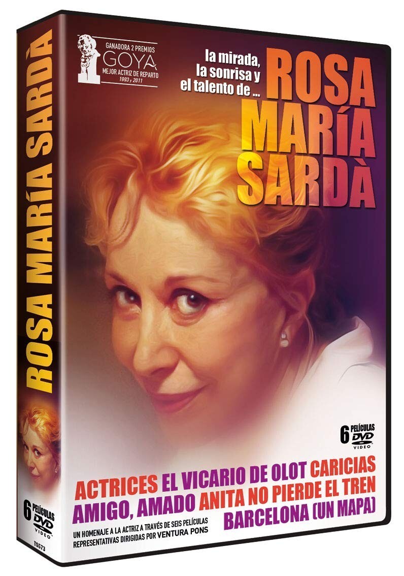 Pack Rosa María Sardá 6 DVDs ACTRICES – EL VICARIO DE OLOT – CARICIAS – AMIGO AM