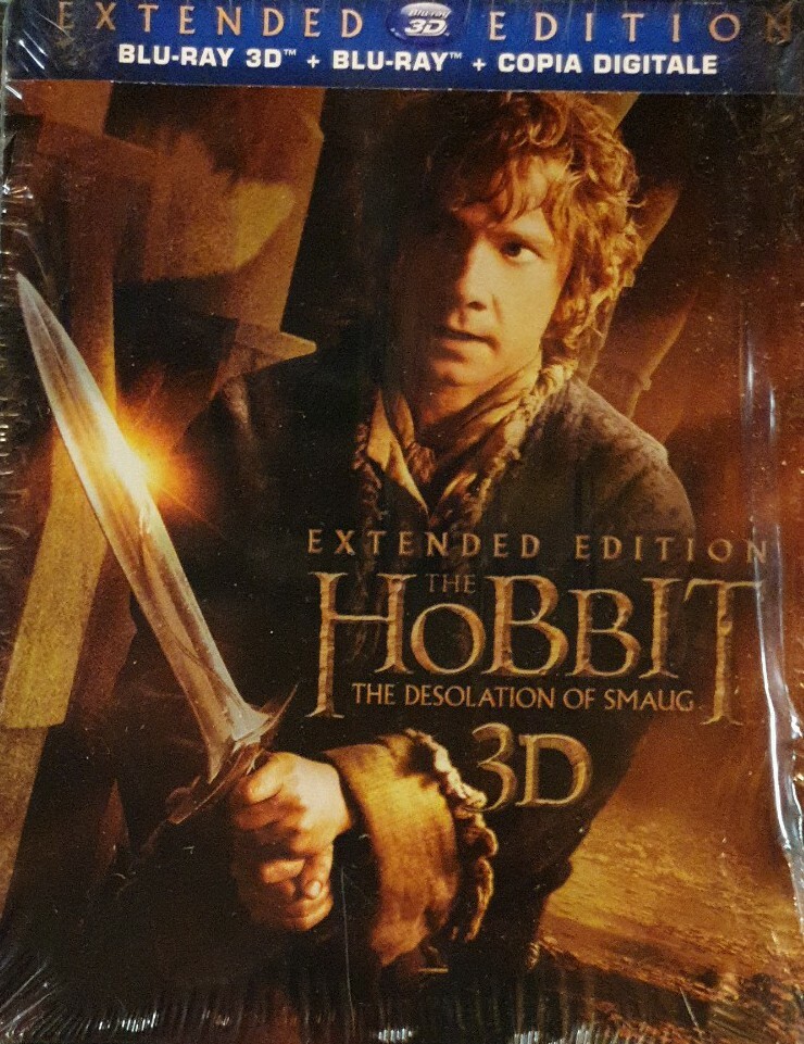 Lo Hobbit: La Desolazione Di Smaug BluRay3D + BluRay + Copia Digitale Steelbook