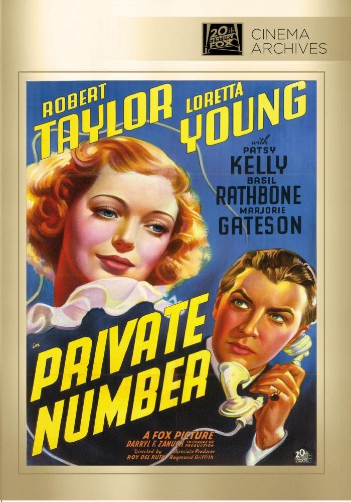 Private Number (DVD) Loretta Young Robert Taylor