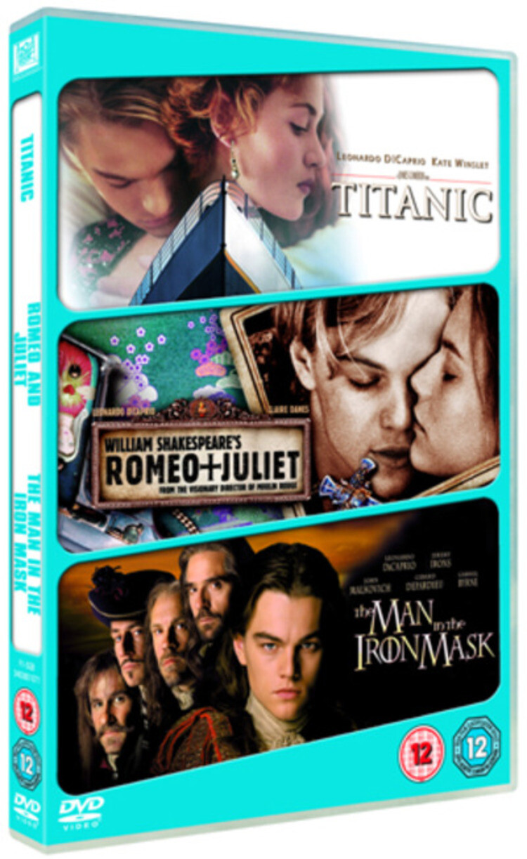 Titanic/The Man In The Iron Mask/Romeo And Juliet (DVD) Pete Postlethwaite
