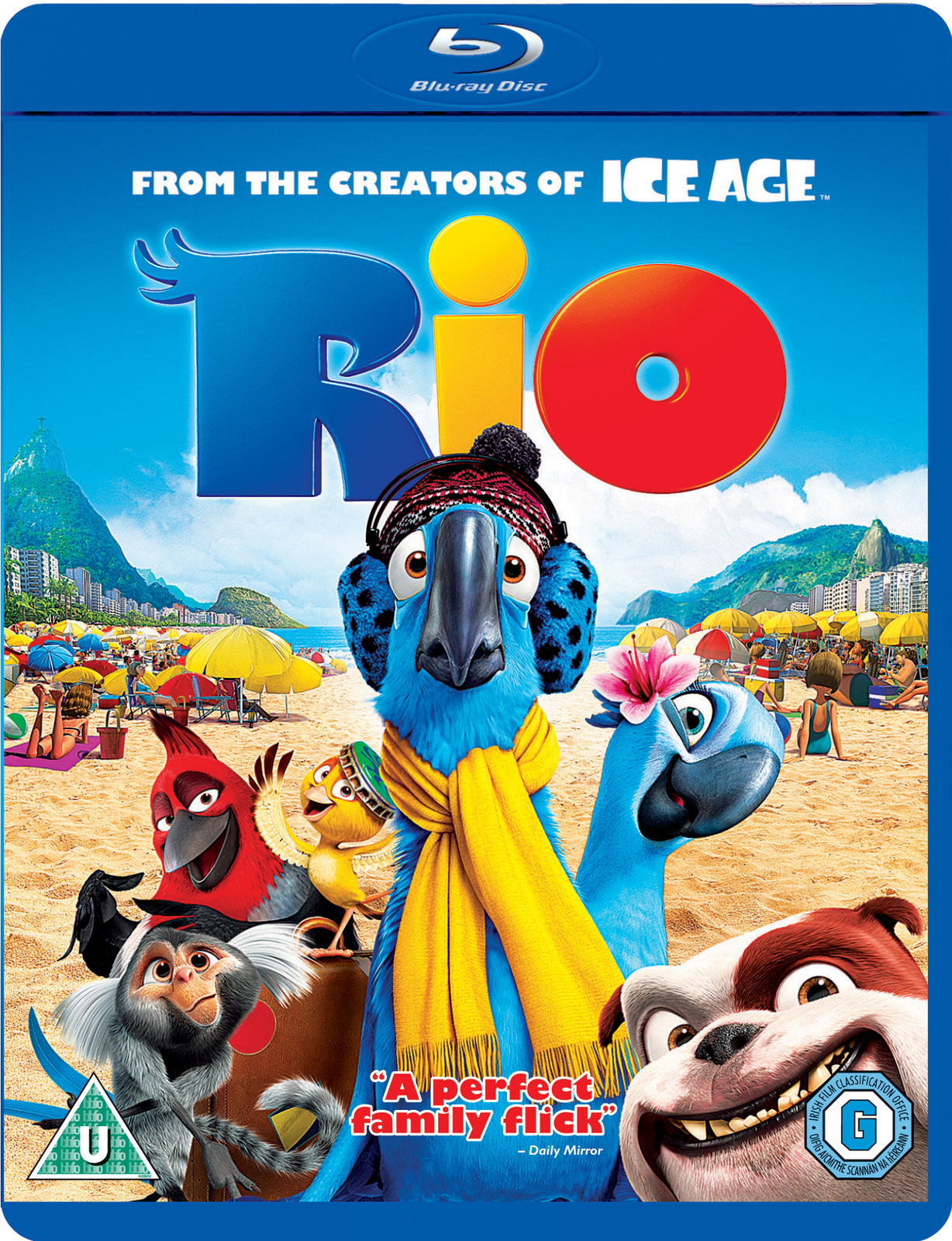 Rio (Blu-ray) Jesse Eisenberg Anne Hathaway Jamie Foxx Jemaine Clement