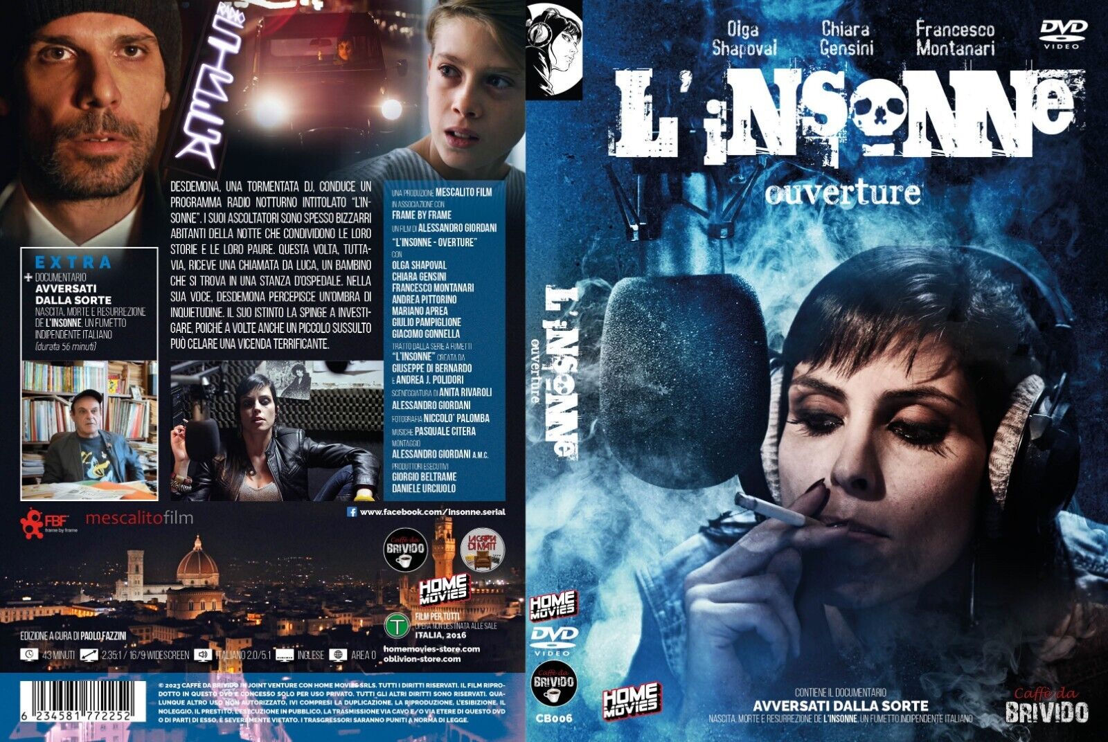 L'insonne - Ouverture - Alessandro Giordani (DVD - CB006) Nuovo