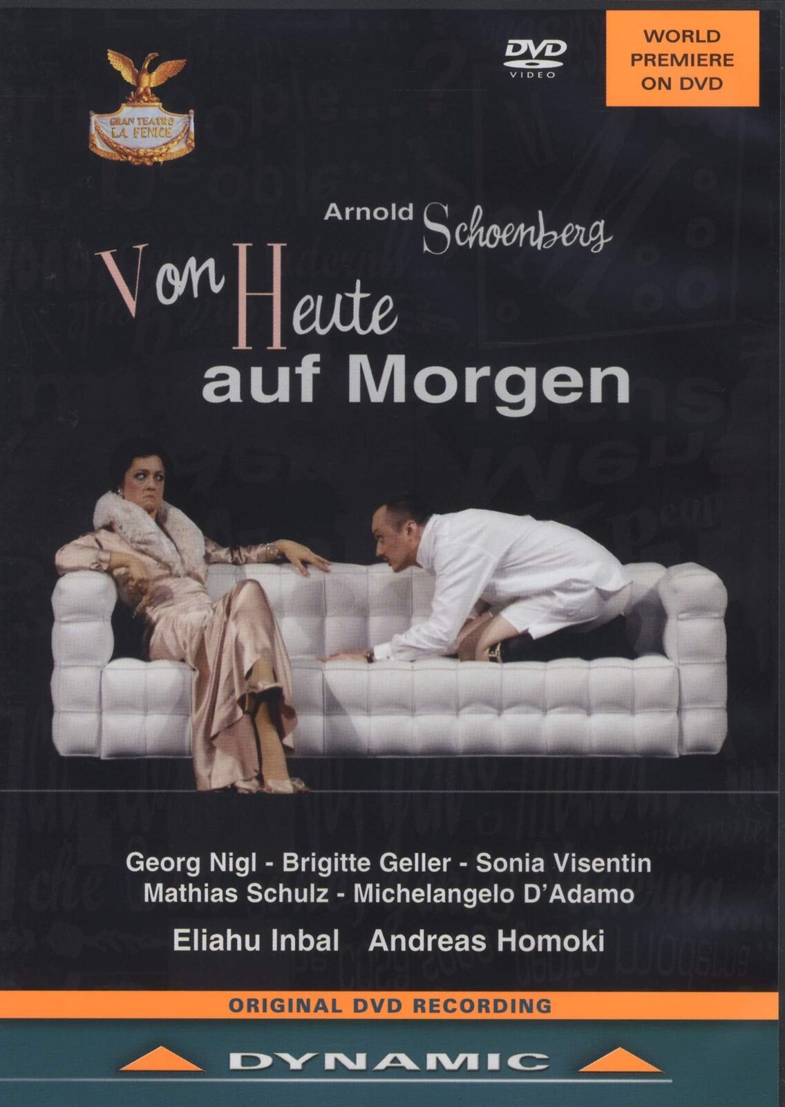 Schoenberg: Heute Morgen (Von Heute Auf Morgen) (DVD) Georg Nigl Brigitte Geller