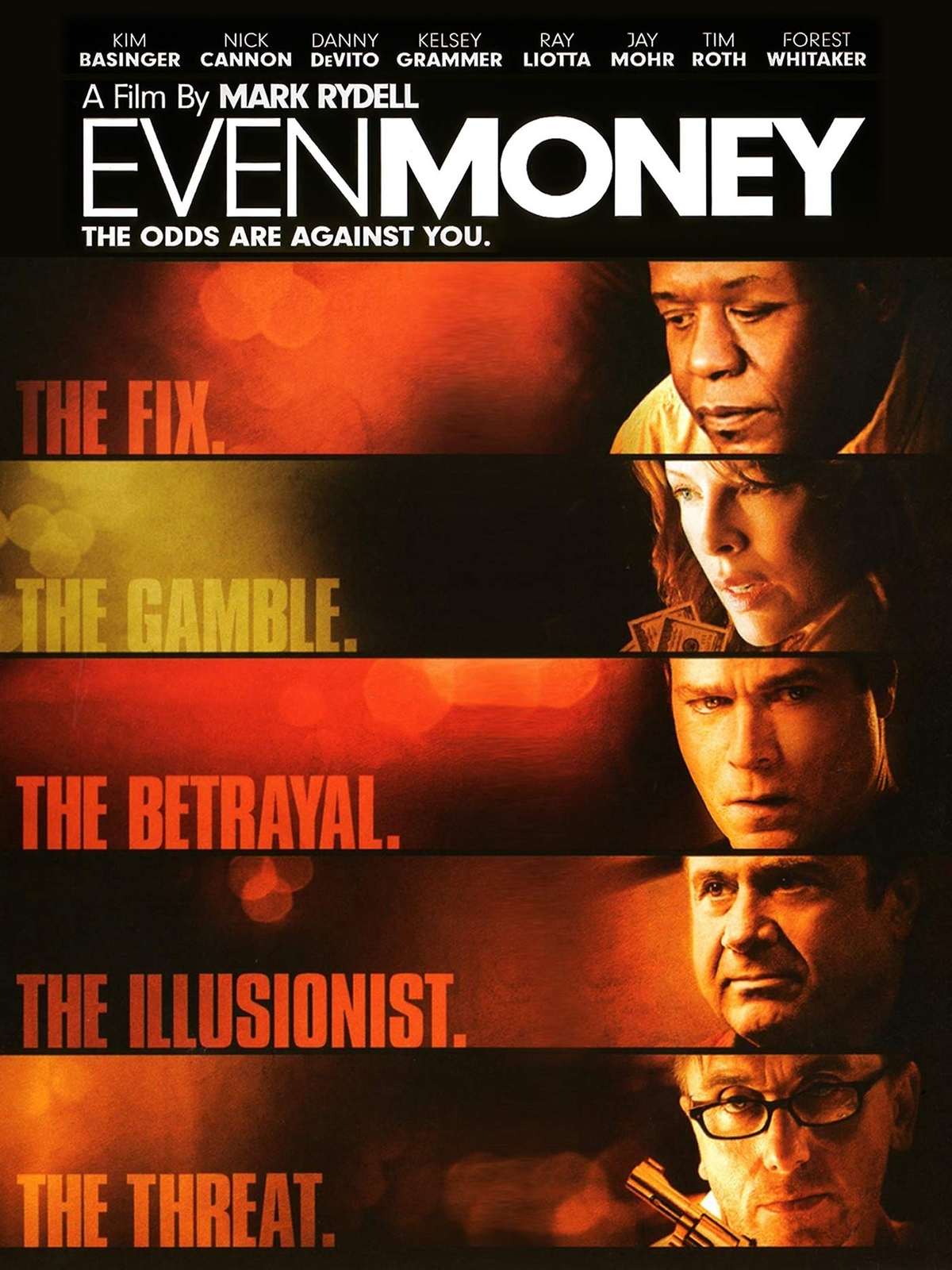 Even Money (DVD) Kim Basinger Nick Cannon Danny DeVito Kelsey Grammer