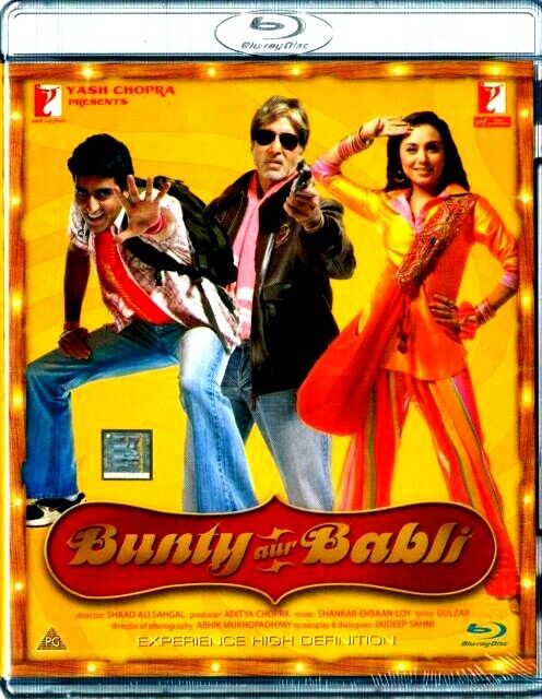 Bunty Aur Bascetta - Abhishek Bachchan -2 Disco Blu-Ray -inglese Sottotitoli