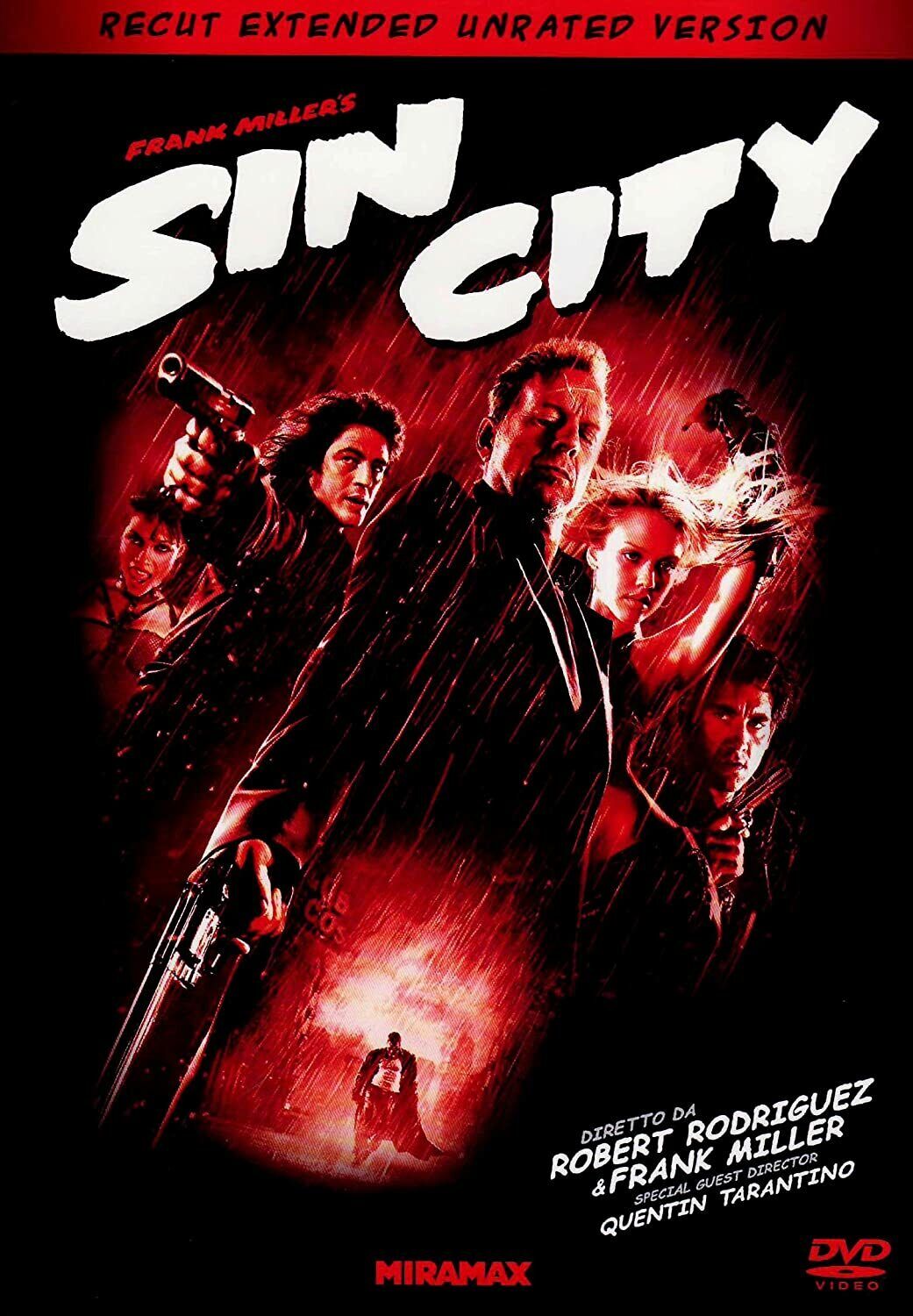 SIN CUTY RECUT EXETENDED UNRATED VERSION Di Quentin Tarantino DVD NUOVO