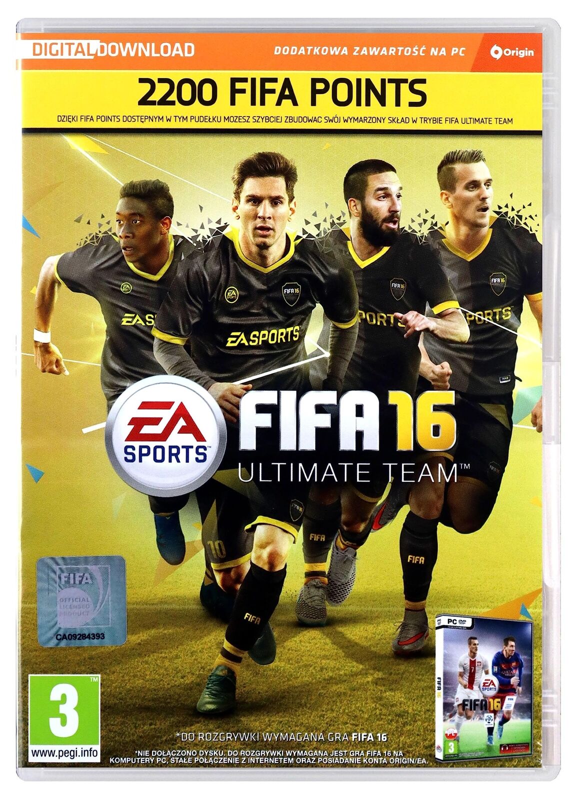 FIFA 16-2200 FIFA POINTS PC (DVD)