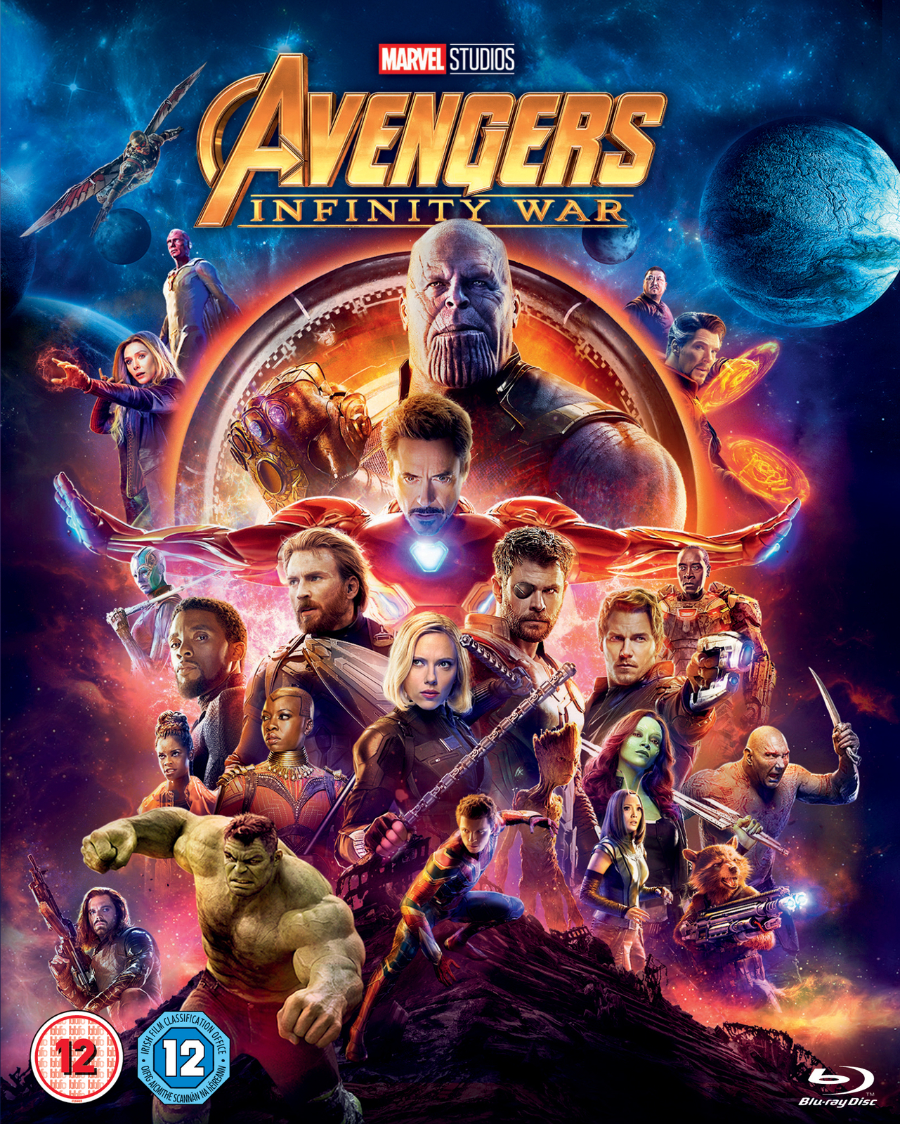Avengers: Infinity War (Blu-ray) Benedict Cumberbatch Tom Hiddleston Chris Pratt