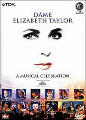 DAME ELIZABETH TAYLOR A MUSICAL CELEBRATION  DVD NUOVO SIGILLATO REGION ALL ☆