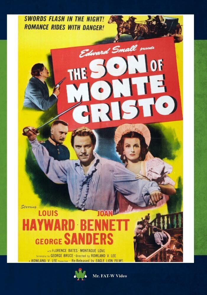 The Son Of Monte Cristo (DVD) Ted Oliver Theodore von Eltz Walter McGrail
