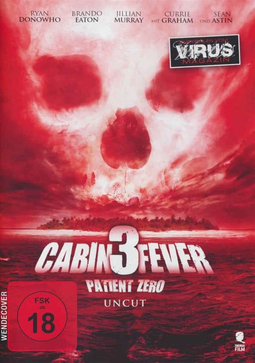 Cabin Fever 3 - Patient Zero (Uncut) (DVD) Sean Astin Currie Graham Ryan Donowho