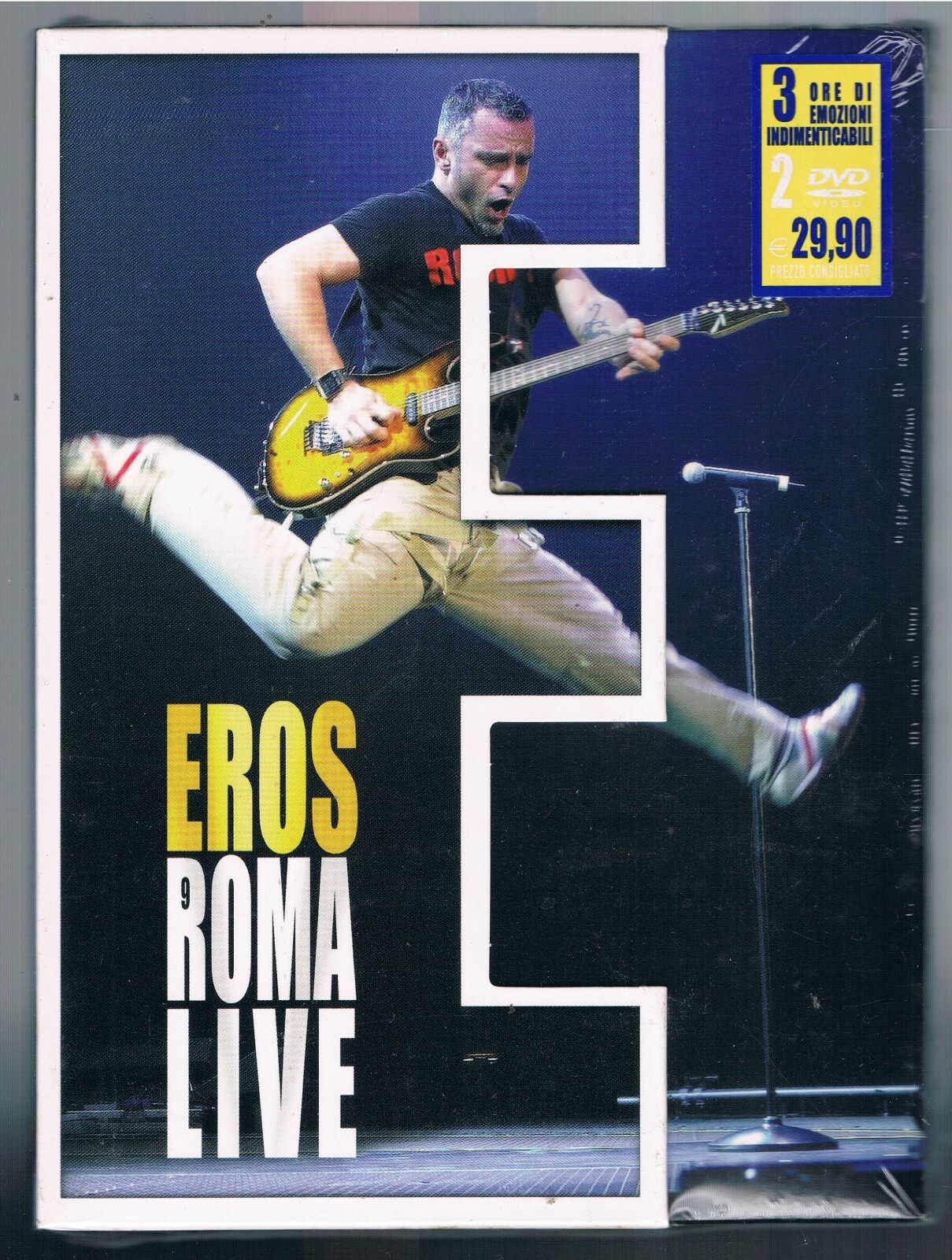 EROS RAMAZZOTTI EROS ROMA LIVE- 2 DVD SIGILLATO!!!