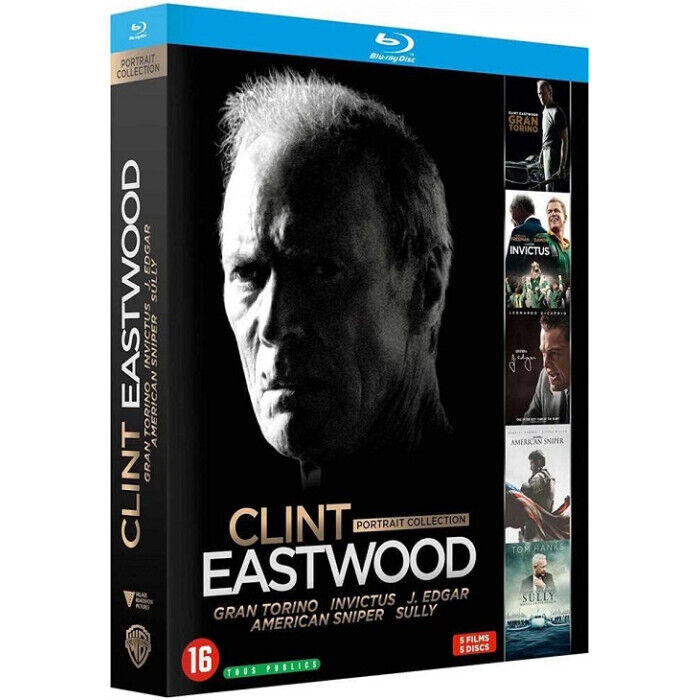 Clint Eastwood Ritratto Collezione 5 Film Cofanetto Blu-Ray Nuova