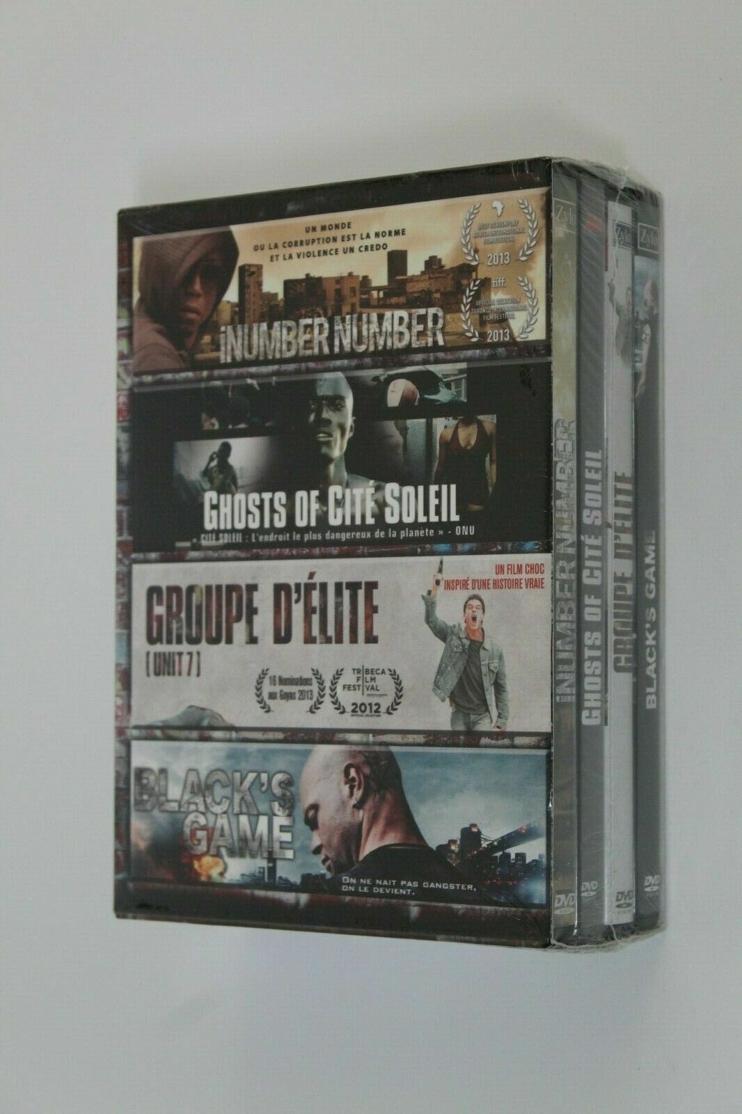 INUMBER NUMBER, GHOSTS OF CITE SOLEIL, GROUPE D'ELITE, B GAME Pack 4 DVD...