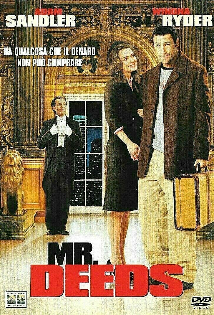 MR.DEEDS Bollino noleggio DVD Columbia Tristar Nuovo & sigillato|fuori catalogo