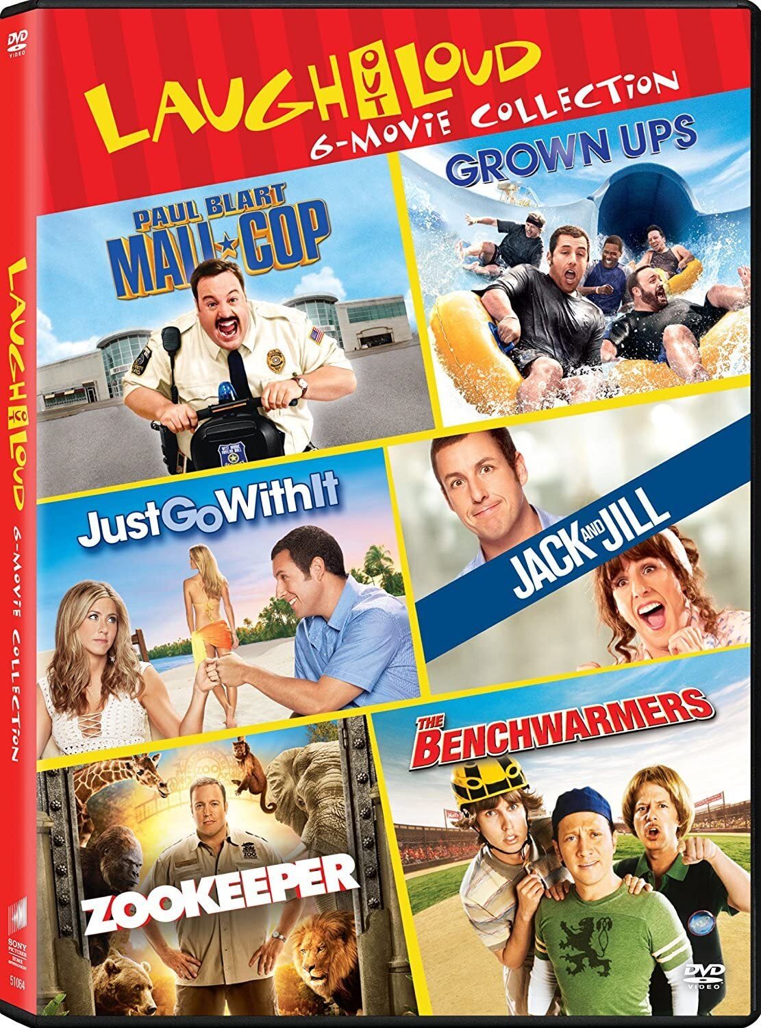 Benchwarmers, the / Zookeeper / Grown Ups (2010) / Paul Blart: Mall Cop /  (DVD)