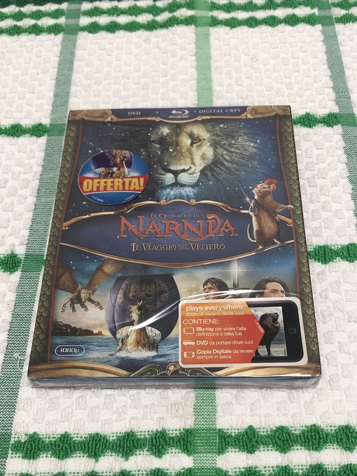 LE CRONACHE DI NARNIA, il viaggio del veliero* BLU RAY+DVD+DIGITAL COPY - NUOVO