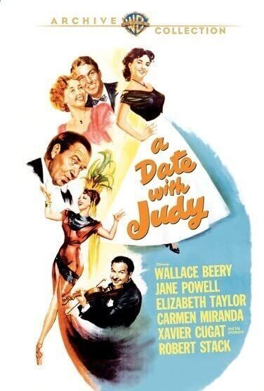 A Date With Judy (DVD) Carmen Miranda Elizabeth Taylor Jane Powell Robert Stack
