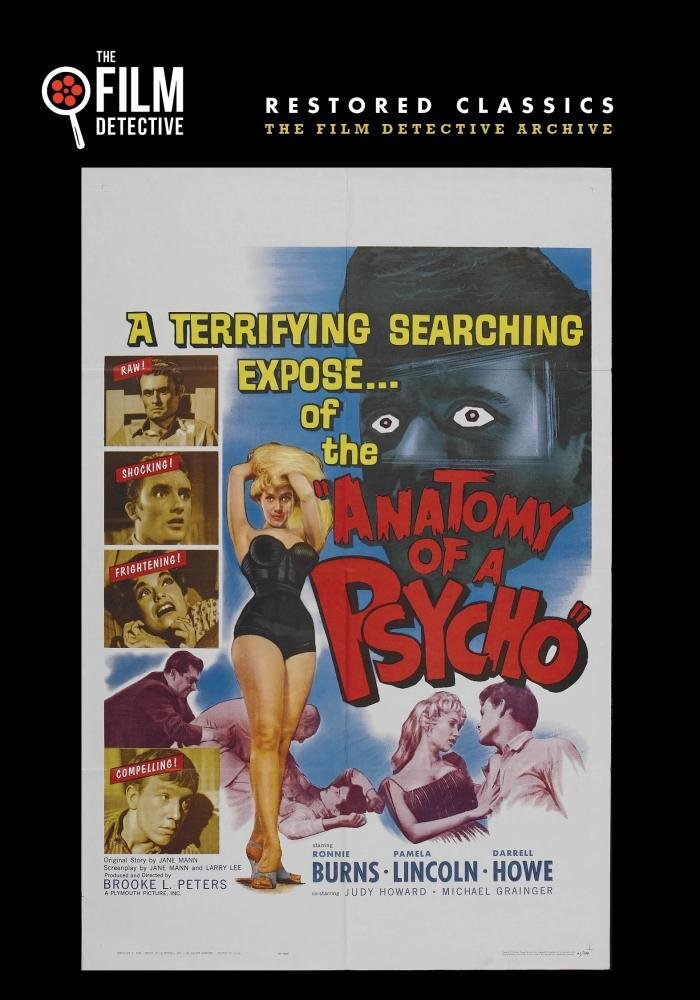 Anatomy of a Psycho (The Film Detective Restored Version) (DVD) Ronnie Burns